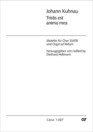 Tristis est anima mea Partitur