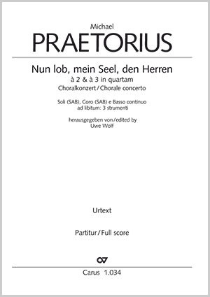 à 2 & à 3 in quartam. Chorale concerto Partition