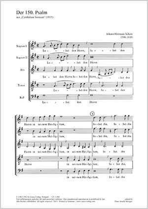 Lobet den Herrn in seinem Heiligtum aus: Cymbalum Sionium Score