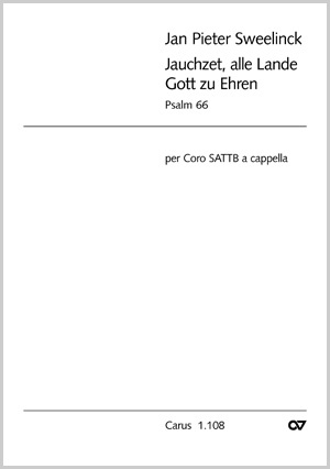 Jauchzt, alle Lande, Gott zu Ehren Partition