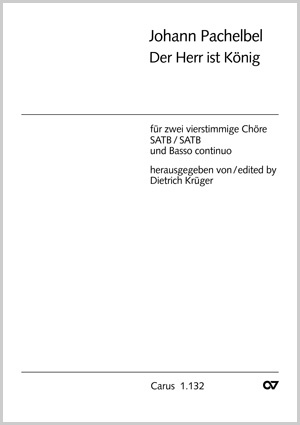 Johann Pachelbel: Der Herr ist König - Noten | Carus-Verlag
