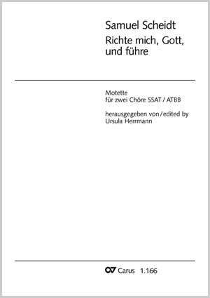 Richte mich, Gott, und führe Partition