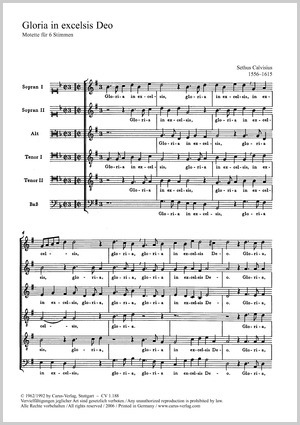 Thumbnail: Sethus Calvisius: Gloria in excelsis Deo