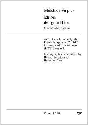 Ich bin der gute Hirte Partitur
