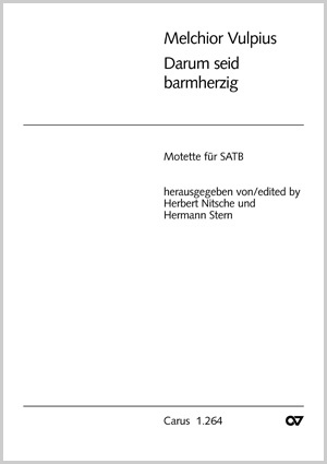 Darum seid barmherzig Score