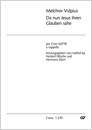 Da nun Jesus ihren Glauben sahe Partitur