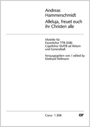 Andreas Hammerschmidt: Alleluja! Freuet euch, ihr Christen alle - Noten | Carus-Verlag