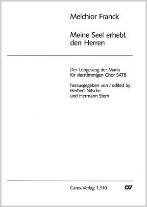 Magnificat Meine Seel erhebt den Herren Partitur