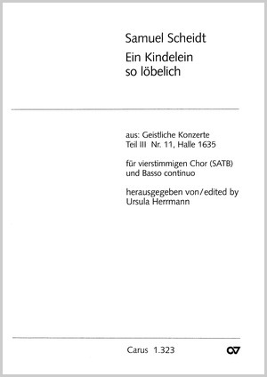 Ein Kindelein so löbelich Partition