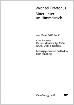 Michael Praetorius: Vater unser im Himmelreich - Partition | Carus-Verlag