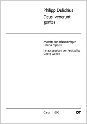 Philipp Dulichius: Deus, venerunt gentes - Noten | Carus-Verlag