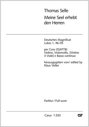 Magnificat „Meine Seele erhebet“ Partitur