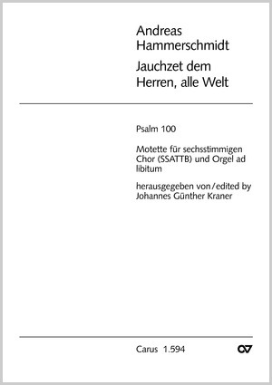Jauchzet dem Herren, alle Welt Partitur