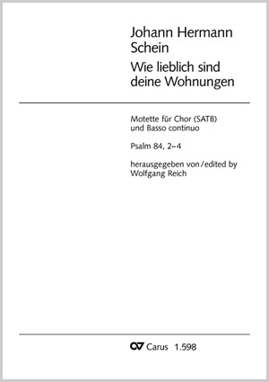 Thumbnail: Johann Hermann Schein: Wie lieblich sind deine Wohnungen