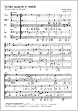 Zwei Ostermotetten Partitur