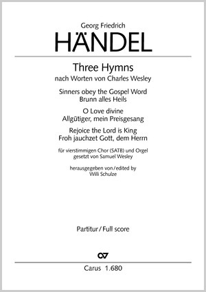 Three Wesley hymns Score