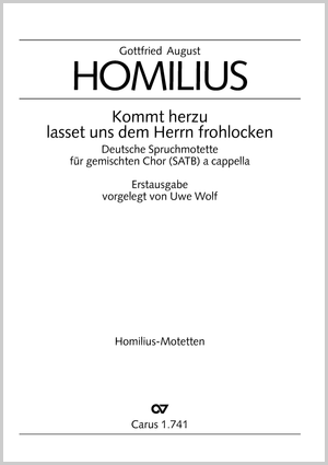Kommt herzu und lasset uns dem Herrn frohlocken Partitur