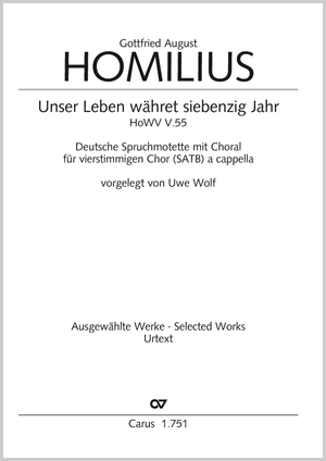 Unser Leben währet siebenzig Jahr Score, First edition
