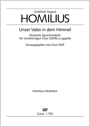 Thumbnail: Gottfried August Homilius: Unser Vater in dem Himmel