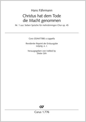 Thumbnail: Hans Fährmann: Christus hat dem Tode die Macht genommen