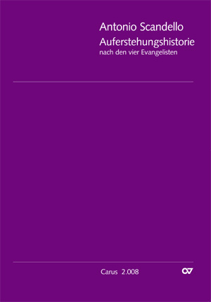 Antonio Scandello: Auferstehungs-Historie - Noten | Carus-Verlag