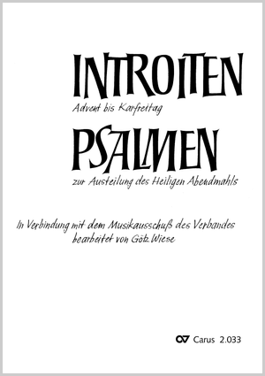 Introiten und Psalmen, Heft 1 Chorbuch