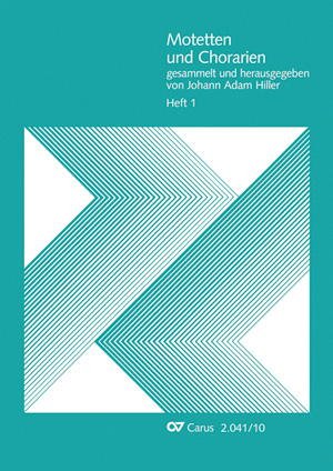 Motets and arias for choirs (volume 1) collected and edited by Johann Adam Hiller Collection