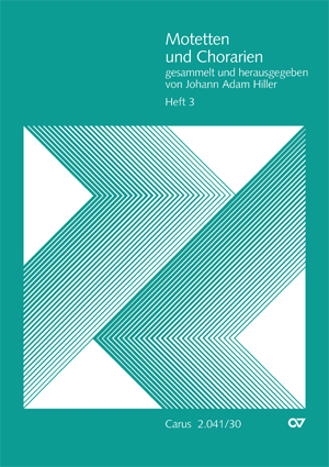 Motets and arias (volume 3) collected and edited by Johann Adam Hiller Collection