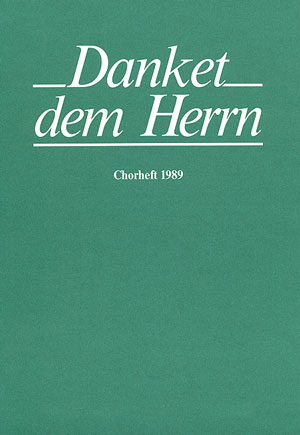 Danket dem Herrn. Chorbuch 1989 - Noten | Carus-Verlag
