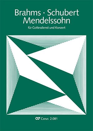 Choral collection Brahms, Mendelssohn, Schubert - Partition | Carus-Verlag