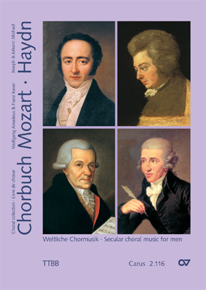 Thumbnail: Chorbuch Mozart / Haydn VI (weltliche Werke TTBB)
