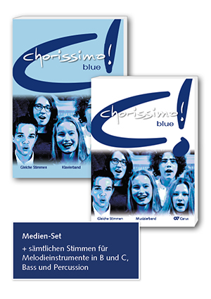 Thumbnail: chorissimo! blue. Schulchorbuch für gleiche Stimmen