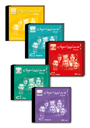 chorissimo! blue. School choir book for equal voices - CD, Choir Coach, multimedia | Carus-Verlag