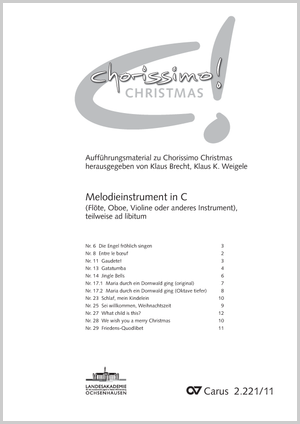 chorissimo! Christmas - Sheet music | Carus-Verlag