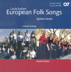 European Folk Songs - CD, Choir Coach, multimedia | Carus-Verlag