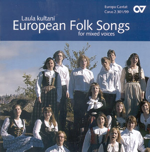 Thumbnail: Chorbuch European Folksongs (gemischter Chor)