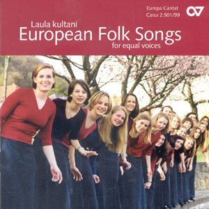 Thumbnail: Chorbuch European Folksongs (gleiche Stimmen)