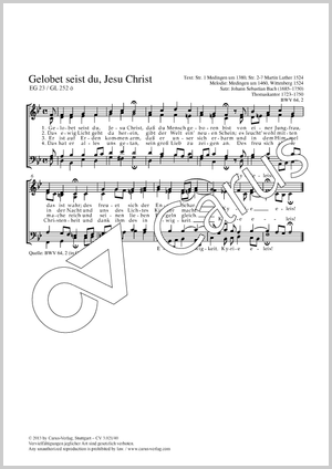 Thumbnail: Johann Sebastian Bach: Gelobet seist du, Jesu Christ