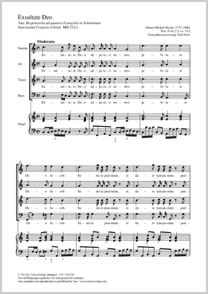 Thumbnail: Johann Michael Haydn: Exsultate Deo