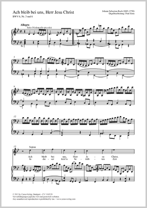 Thumbnail: Johann Sebastian Bach: O stay with us, Lord Jesus Christ!