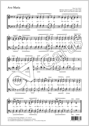 Pierre Louis Dietsch: Ave Maria - Noten | Carus-Verlag