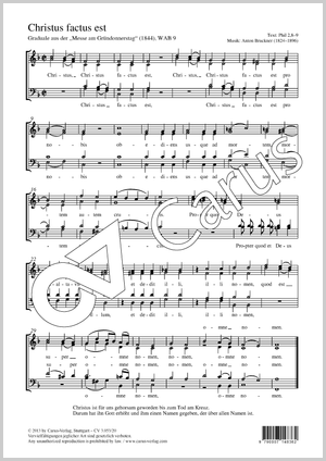 extrait de : Messe pour le Jeudi Saint Partition, édition séparée avec recueil de musique chorale