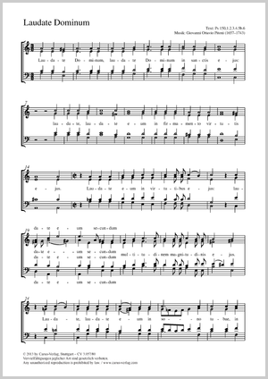 Thumbnail: Giuseppe Ottavio Pitoni: Laudate Dominum