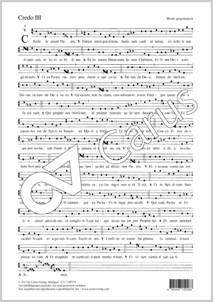 Credo III (Ich glaube an den einen Gott) - Noten | Carus-Verlag