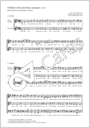 Petite partita pour assemblée et choeur Partition, édition séparée avec recueil de musique chorale