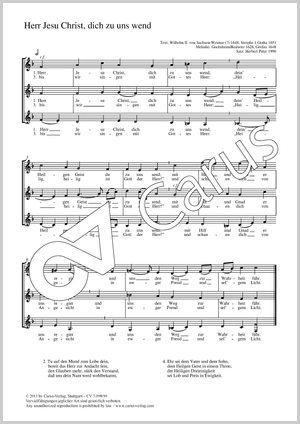 Herbert Peter: Herr Jesu Christ, dich zu uns wend - Noten | Carus-Verlag