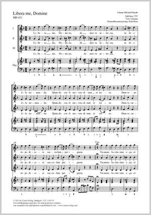 Thumbnail: Johann Michael Haydn: Libera me, Domine