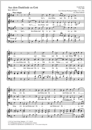 Thumbnail: Joseph Haydn: Aus dem Dankliede zu Gott