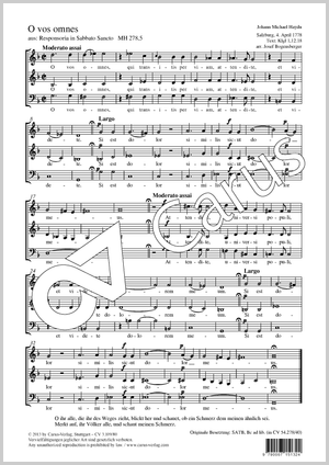 Thumbnail: Johann Michael Haydn: O vos omnes