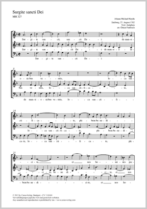 Thumbnail: Johann Michael Haydn: Surgite sancti